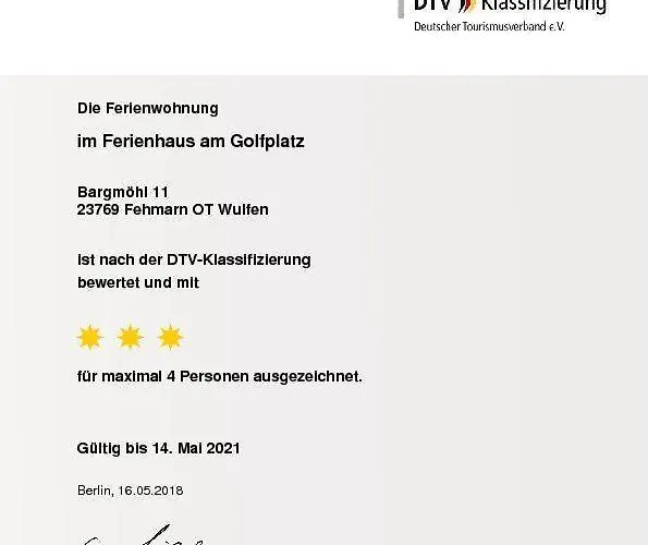 Appartement Fewo-mit-terasse-u-garten-am-golfplatz Wulfen auf Fehmarn
